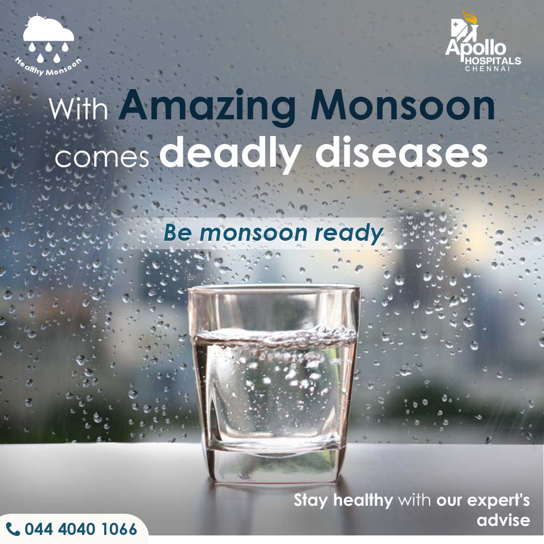 Apollo_Chennai's tweet photo. This monsoon, deadly diseases are lurking around the corner. It's time to ensure to keep diseases at bay with advice from our experts. Meet us today.
#Monsoon #Allergies #ChennaiRains #Monsoon2022 #Seasonal #ApolloForYou #Healthcare #ApolloHospitals #YouFirst #ApolloChennai https://t.co/B693yeelm8