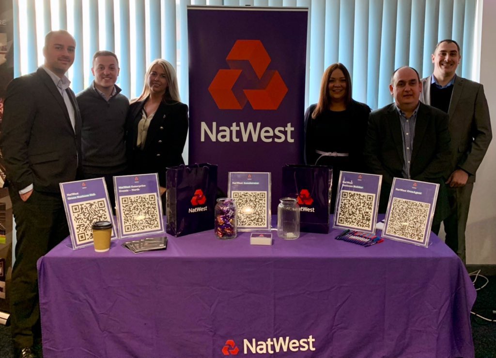 Natalie Hughes (@hughesnatalie16) on Twitter photo NatWest Enterprise, Business and Branch team are here <a href="/StHelensChamber/">St Helens Chamber</a> Business Expo! Discussing how we can support your personal and Business Banking needs. NatWest Enterprise, Business and Branch team are here <a href="/StHelensChamber/">St Helens Chamber</a> Business Expo! Discussing how we can support your personal and Business Banking needs.