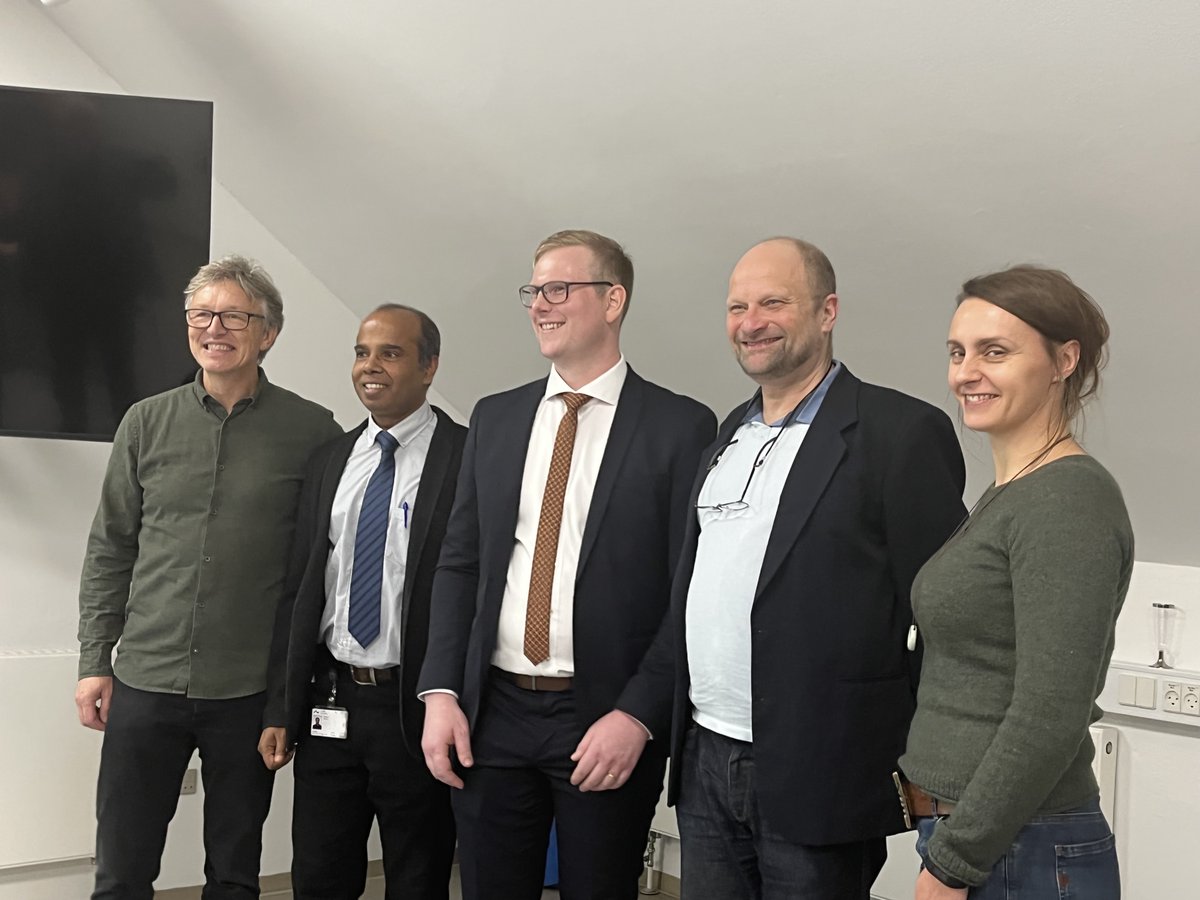 QGG AU (@qgg_au) on Twitter photo Congratulations to #EgillGautason, who successfully defended his PhD thesis yesterday on #GenomicSelection and #inbreeding management in a small #dairy #cattle #population
bit.ly/3zyqy3a
<a href="/mogens_lund/">Mogens Sandø Lund</a> <a href="/GoutamSahana/">Goutam Sahana</a> <a href="/dougthespeed/">Doug Speed</a> Congratulations to #EgillGautason, who successfully defended his PhD thesis yesterday on #GenomicSelection and #inbreeding management in a small #dairy #cattle #population
bit.ly/3zyqy3a
<a href="/mogens_lund/">Mogens Sandø Lund</a> <a href="/GoutamSahana/">Goutam Sahana</a> <a href="/dougthespeed/">Doug Speed</a>