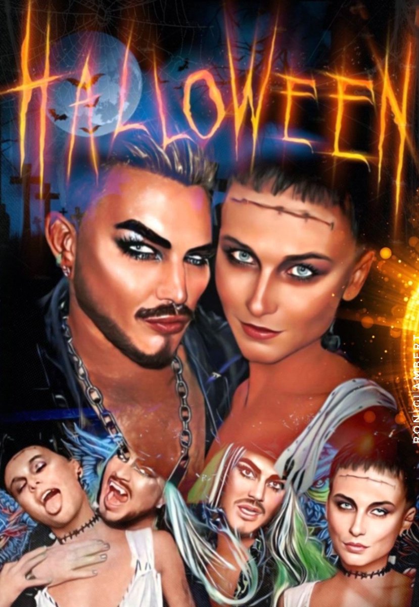 roniglambert's tweet photo. Halloween 2022🎃🎃🎃
Pics credit to owners, my edit
@adamlambert @OliverGliese #adamlambert #glambert #glamily #queenbert #QAL @JuditCsak @JuditGlambert #halloween #adamlamberthalloween https://t.co/hyN49OXuOz