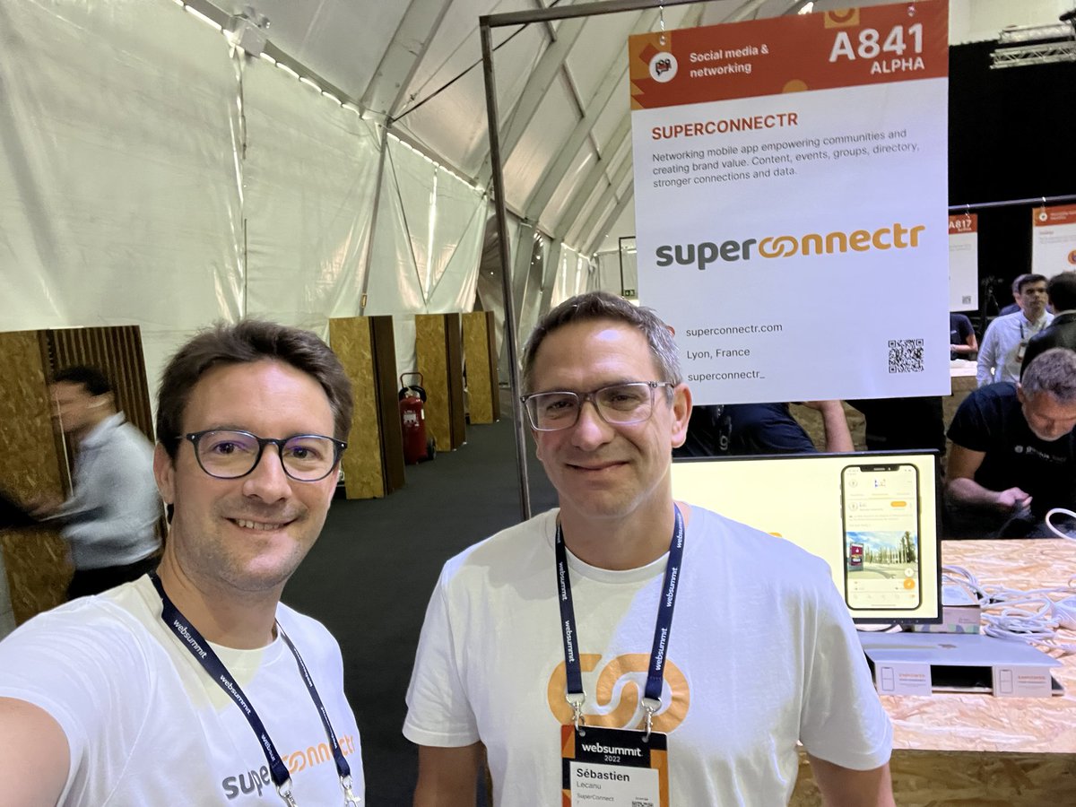 SuperConnectr (@superconnectr_) on Twitter photo <a href="/SuperConnectr_/">SuperConnectr</a> is in place at <a href="/WebSummit/">Web Summit</a> ! 👋 We help you to build and lead your business community with your all-in-one networking app 🤳 Come to meet us in Pavillon 5 - A841 at #WebSummit <a href="/SuperConnectr_/">SuperConnectr</a> is in place at <a href="/WebSummit/">Web Summit</a> ! 👋 We help you to build and lead your business community with your all-in-one networking app 🤳 Come to meet us in Pavillon 5 - A841 at #WebSummit