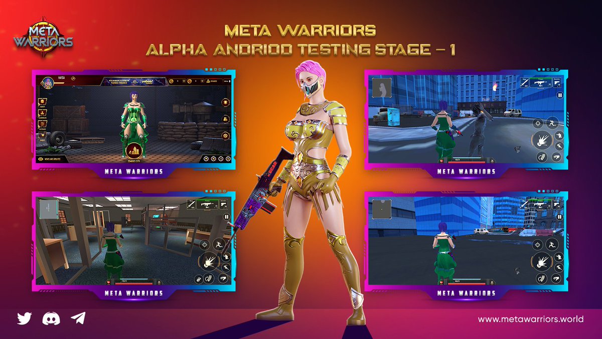 #metawarriors Game Development team is testing and developing the Alpha Android version. Soon enough it will be going to be available on your Androids to enjoy the thrills of Meta Warriors.

Experience Meta Warriors WebGL👇
alpha.metawarriors.world 

$MWS #cryptos #FOMC #TakeOff