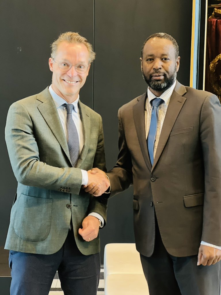 Productive meeting with HRH @jaimedebourbon Climate Envoy of the Netherlands. Discussed realities of climate change in EHoA, building resilience and adaptation as well as using human centric approach to our response