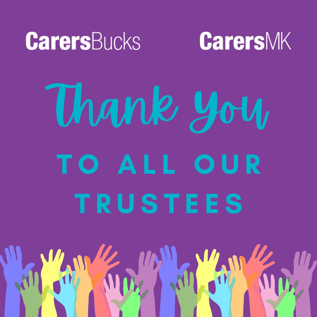CarersBucks's tweet image. Thank you to all our Trustees for supporting Carers Bucks and Carers MK and for volunteering to help support unpaid carers and young carers in Bucks and Milton Keynes.

#trusteesweek2022  #TrusteesWeek #carers #unpaidcarers #Bucks #MiltonKeynes