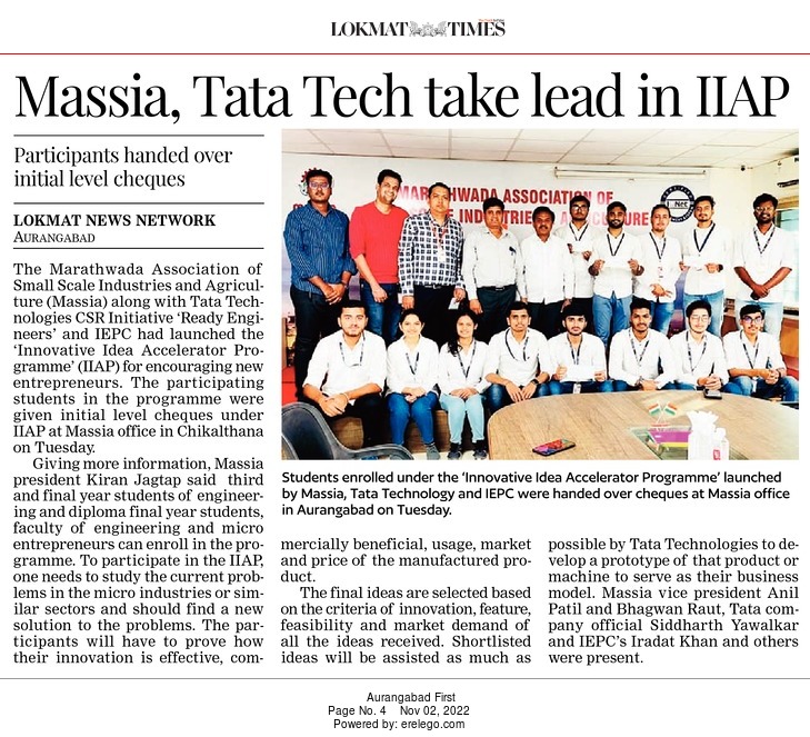 MASSIA IFC (@massiaifc) on Twitter photo <a href="/Massiaifc/">MASSIA IFC</a> <a href="/TataTech_News/">Tata Technologies</a> CSR initiative Ready Engineer provided Rs. 20,000/- initial funding to each of the ten selected participants in the #Innovative Idea Accelerator Program - 22 to work on their ideas and develop a market-ready product.
#Engineering #startups #Entrepreneur <a href="/Massiaifc/">MASSIA IFC</a> <a href="/TataTech_News/">Tata Technologies</a> CSR initiative Ready Engineer provided Rs. 20,000/- initial funding to each of the ten selected participants in the #Innovative Idea Accelerator Program - 22 to work on their ideas and develop a market-ready product.
#Engineering #startups #Entrepreneur