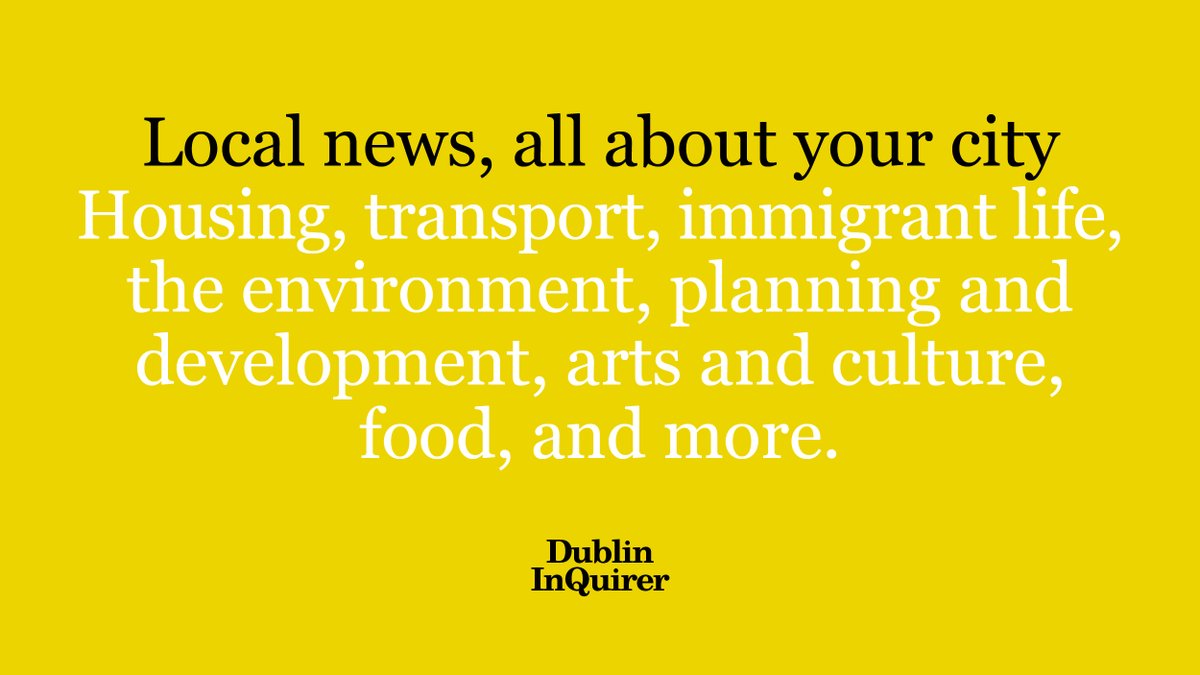 If you’ve an interest in the city we live in, we'd love it if you'd consider subscribing and becoming a member of our growing community of people who care about Dublin, and want to make it a better place to live, work, have fun, raise a family. dublininquirer.com/subscribe