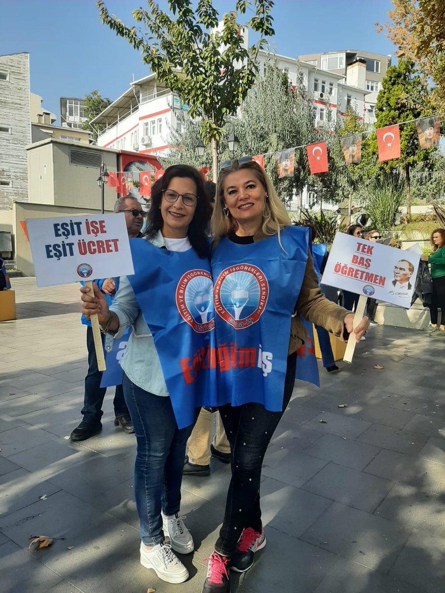 Haklı mücadelemiz için alanlardayız #öğretmeneylemde