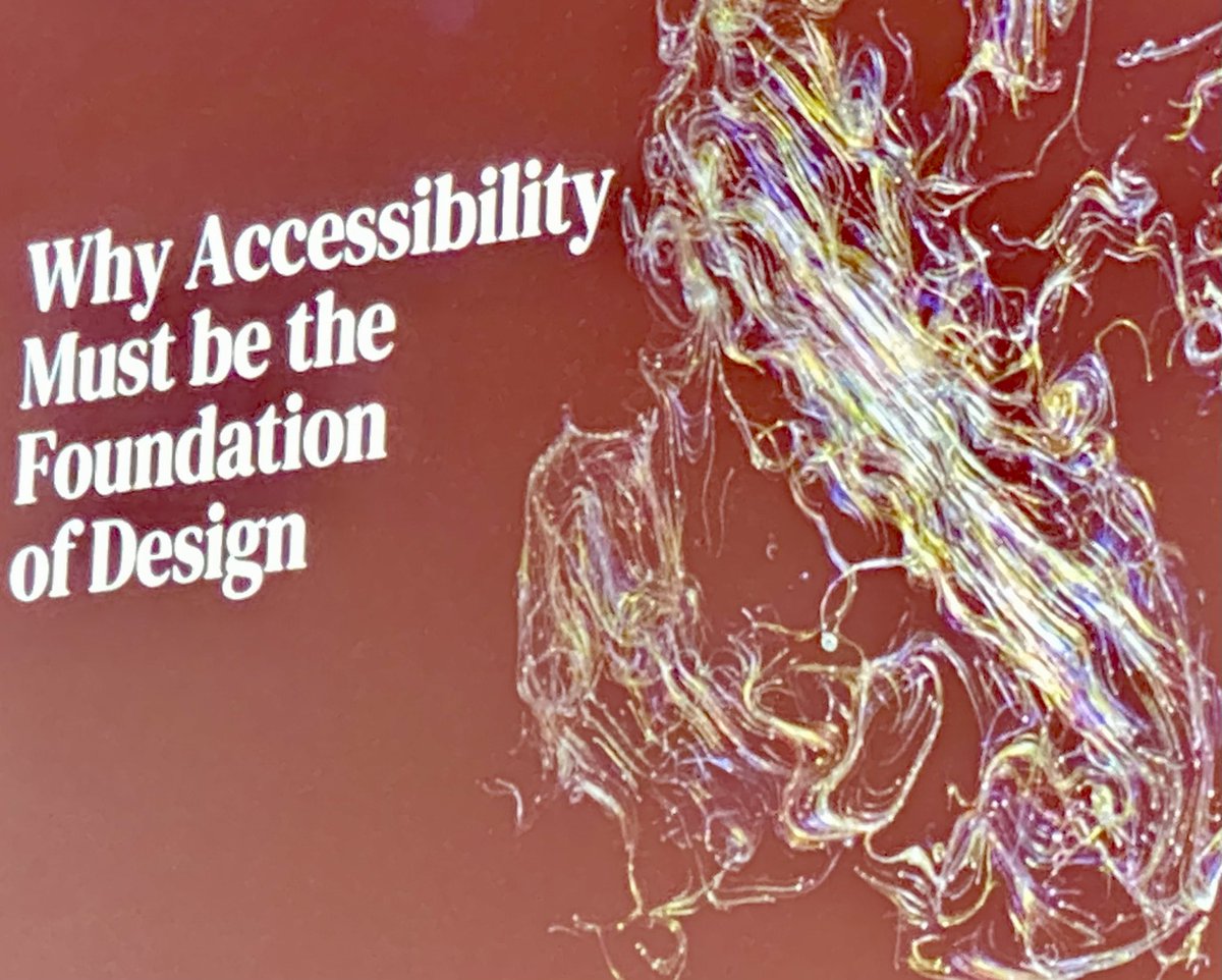 edelspirit's tweet photo. We know why, but How?
To do this …
“Why accessibility must be the foundation of Design”
#Creatiff stage now with @Janegeraghty_LF
@LANDOR_FITCH https://t.co/fSoQ9DDqko