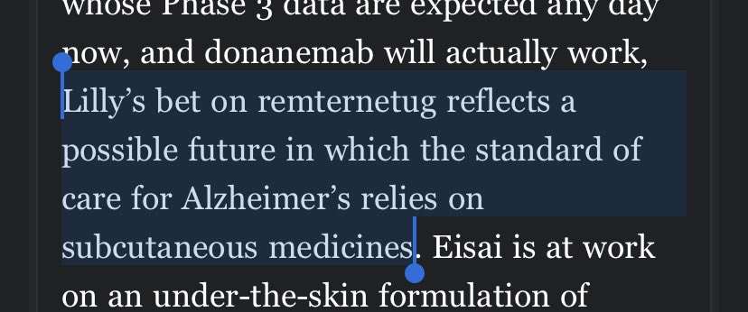 Was surprised to see the name of Lillys new experimental Alzheimer’s antibody — remternetug — didn’t end in “mab,” as all antibody drugs do Learned that, apparently, the 3-decade era of “mab” ended last year, as scientists just ran out of new names(???) ncbi.nlm.nih.gov/pmc/articles/P…