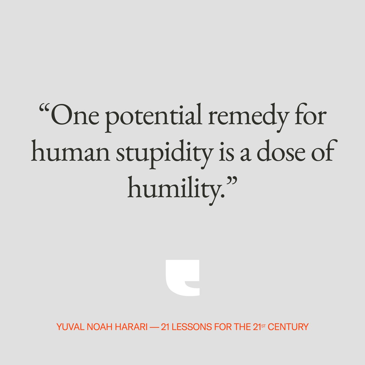 harari_yuval's tweet photo. How can we make nations, religions and cultures a bit more realistic and modest about their true place in the world?" https://t.co/QkRLdn9YSi
