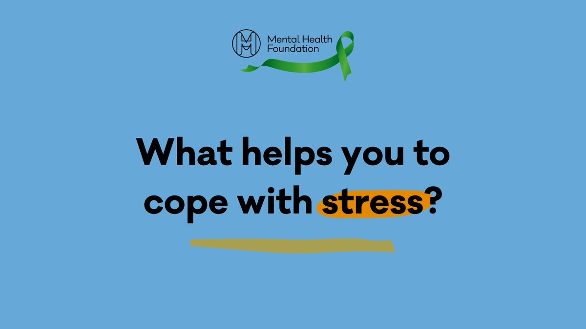 mentalhealth's tweet photo. What helps you to cope with stress? #StressAwarenessDay https://t.co/HYo7Ytgcob