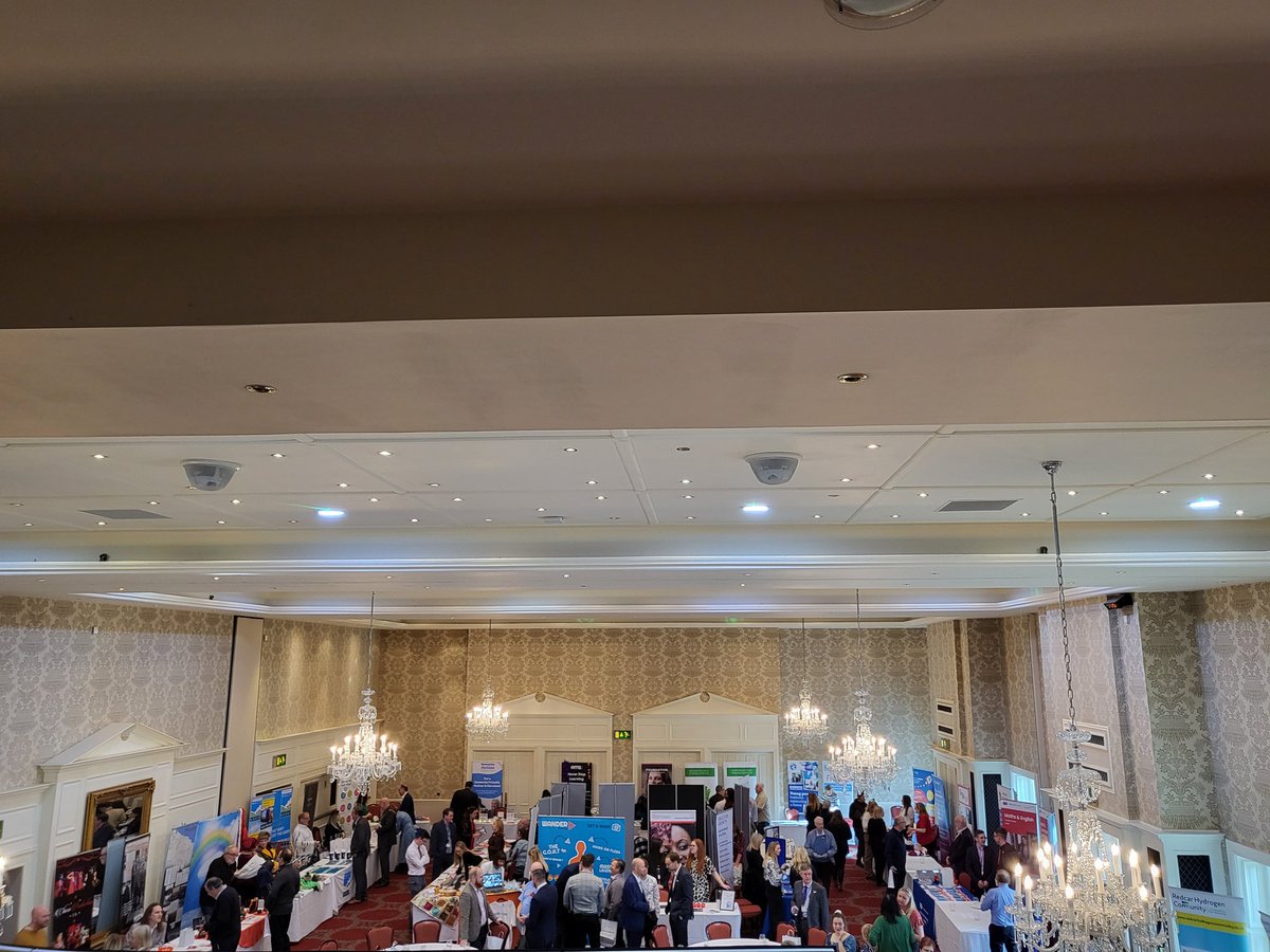 BusinessInRC's tweet photo. It's been a great morning so far at @RCAmbassadors Showcase at @GisboroughHall as we network with delegates and fellow exhibitors. 

Such a great buzz in the room!

#RCShowcase22 | #BusinessRedcarCleveland https://t.co/CpWepb3SRA
