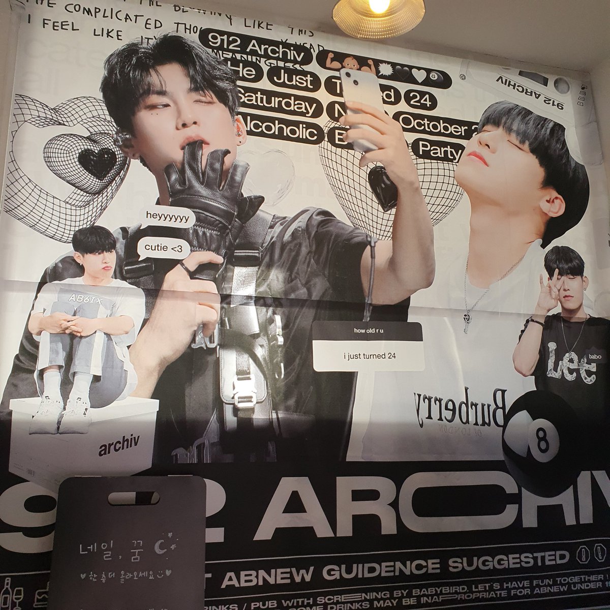 wjbogosipong's tweet photo. 세번째로 간곳은 너드플래닛! 3시에 낮술하는 여성들..~ 특전들도 곳곳에 꾸며진 것들도 너무 예뻤어요🤍🖤 올해도 감사합니다💗 럭드는.. 동손이 동손했지만,, 재밌었습니다☺️
#912_Archiv #박우진 https://t.co/ArkpqOqTS3