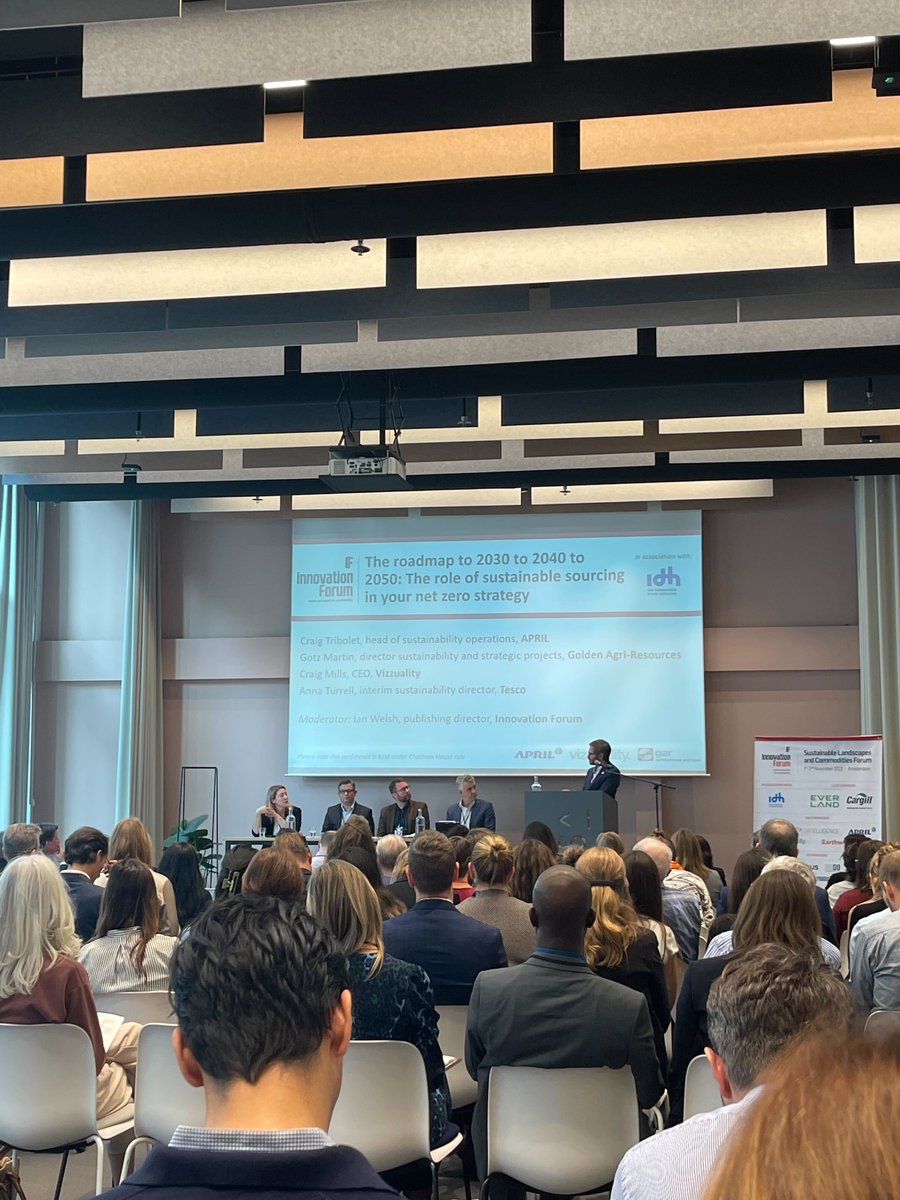 We had a great session yesterday with <a href="/craigmmills/">Craig Mills</a> at <a href="/InnovaForum/">Innovation Forum</a> on sustainable sourcing for net zero and how digital tools help measure, track and ensure progress. Tools like <a href="/LandGriffon_/">LandGriffon</a> 

Thank you <a href="/APRILpulp/">APRIL</a>, @DrGREMartin, <a href="/GAR_Sinarmas/">GAR_Sinarmas</a>, <a href="/Tesco/">Tesco</a> for sharing your insights!