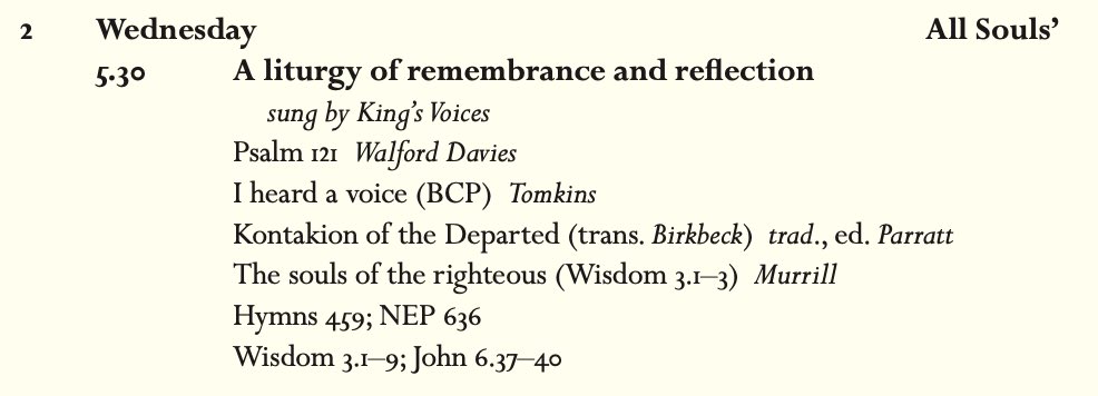Tonight, we’re delighted to be leading a special service of remembrance and reflection to celebrate All Souls’ Day. Members of the public are warmly invited to join us at 17:30 for reflective music and readings as we remember the faithful departed.