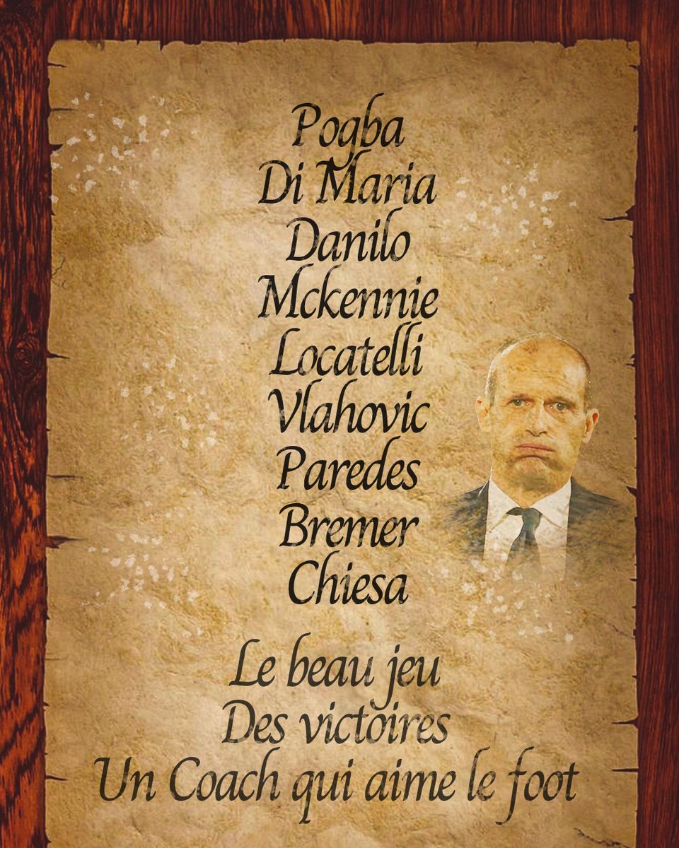 La liste des absents de la Juve :