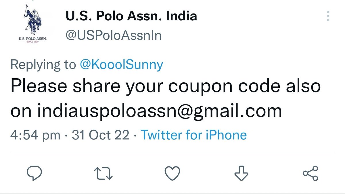 KooolSunny's tweet photo. @USPoloAssnIn @JBLaudio @Harman Coupon Code already sent to ur email id 2 days before. https://t.co/heQD7IQI4A
