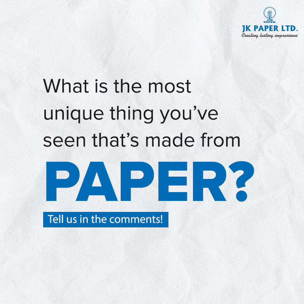 JKPaperIndia's tweet photo. Except for DNA reports!😛
Let us know your answers in the comments below.
#JKPaper #PaperPower #PaperThatProtects https://t.co/1fjtqJaS8D