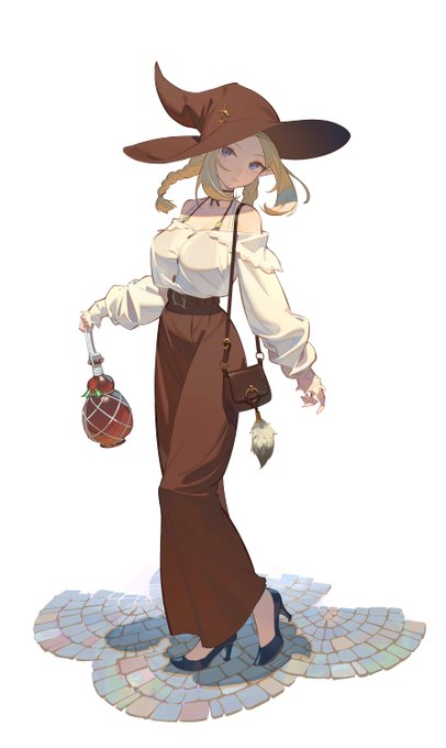 Lady Aina on a city stroll 