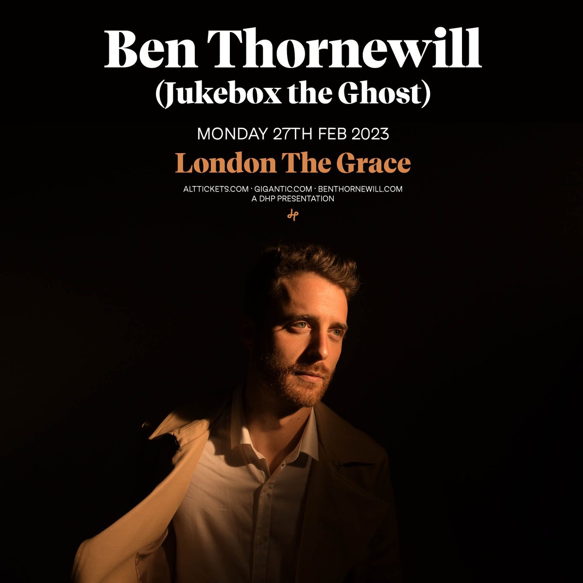 NEW/ Combining his love for classical music with pop music, <a href="/JukeboxtheGhost/">Jukebox the Ghost</a> member <a href="/benthornewill/">Ben Thornewill</a> plays a show at <a href="/thegraceldn/">The Grace</a> on 27th February!

Tickets go on sale this Friday at 10am, set a reminder: bit.ly/3FCLf1G