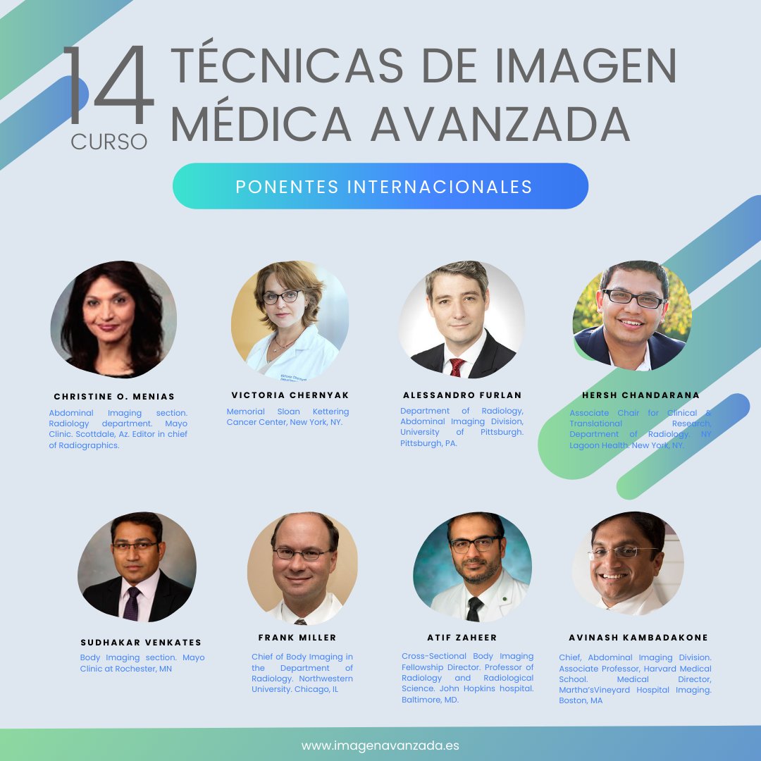 HTmedica's tweet photo. 💡El 14º Curso de Técnicas de Imagen Médica Avanzadas reunirá a un equipo docente internacional de primer nivel el próximo 26 y 27 de enero en Madrid.
💻Accede a la información del curso e inscripciones en https://t.co/38iP1opkZE
.
 #radiología #médicoradiólogo #salud #htmédica https://t.co/msGThdyU3I