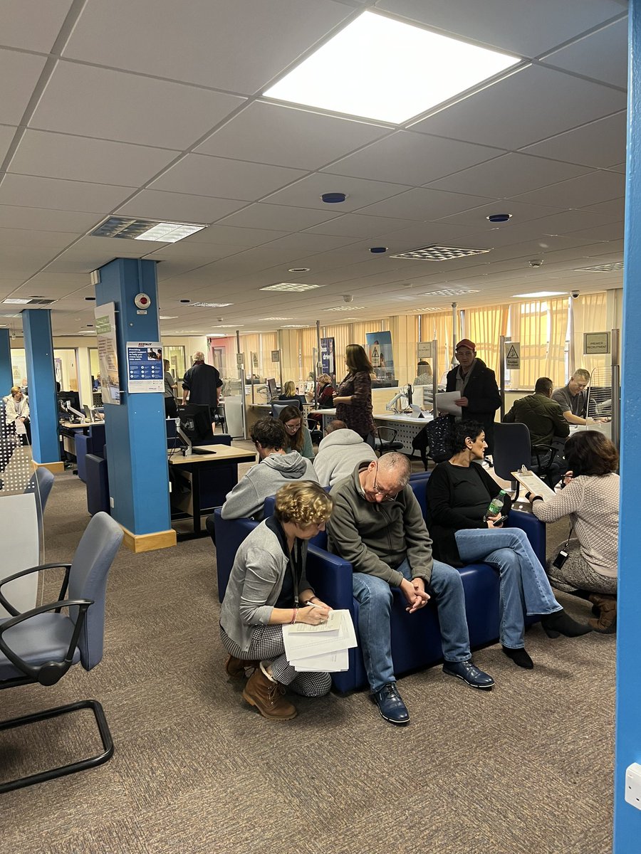 PChiverton's tweet photo. Absolutely buzzing here in #Southampton Jobcentre  today with our 50+ Recruitment day in full swing with 11 employers onsite along with providers helping to secure jobs for our ageing work force great atmosphere well done team #Southampton @MarkPeckDWP https://t.co/s5ru5zSlRB