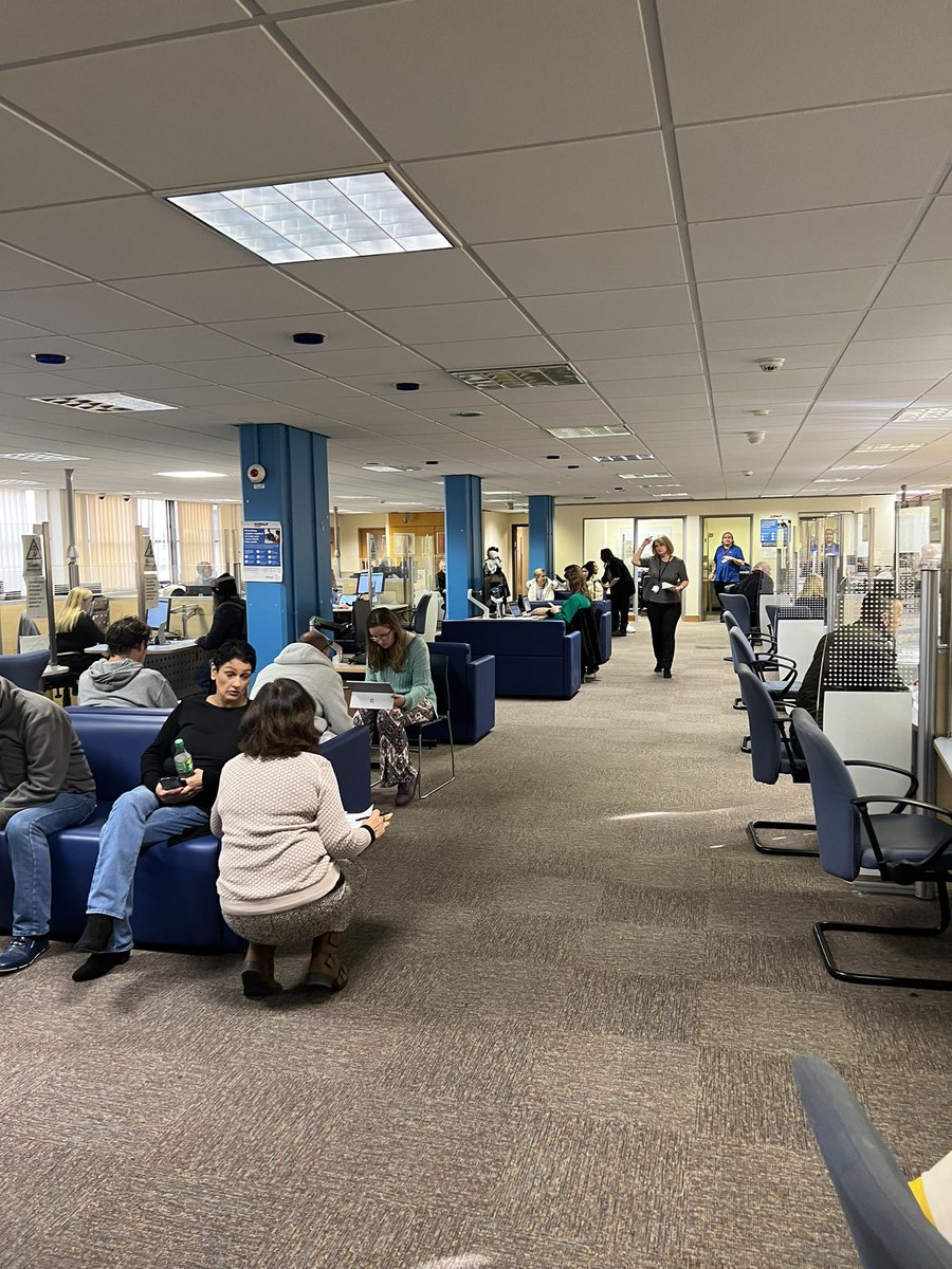 PChiverton's tweet photo. Absolutely buzzing here in #Southampton Jobcentre  today with our 50+ Recruitment day in full swing with 11 employers onsite along with providers helping to secure jobs for our ageing work force great atmosphere well done team #Southampton @MarkPeckDWP https://t.co/s5ru5zSlRB