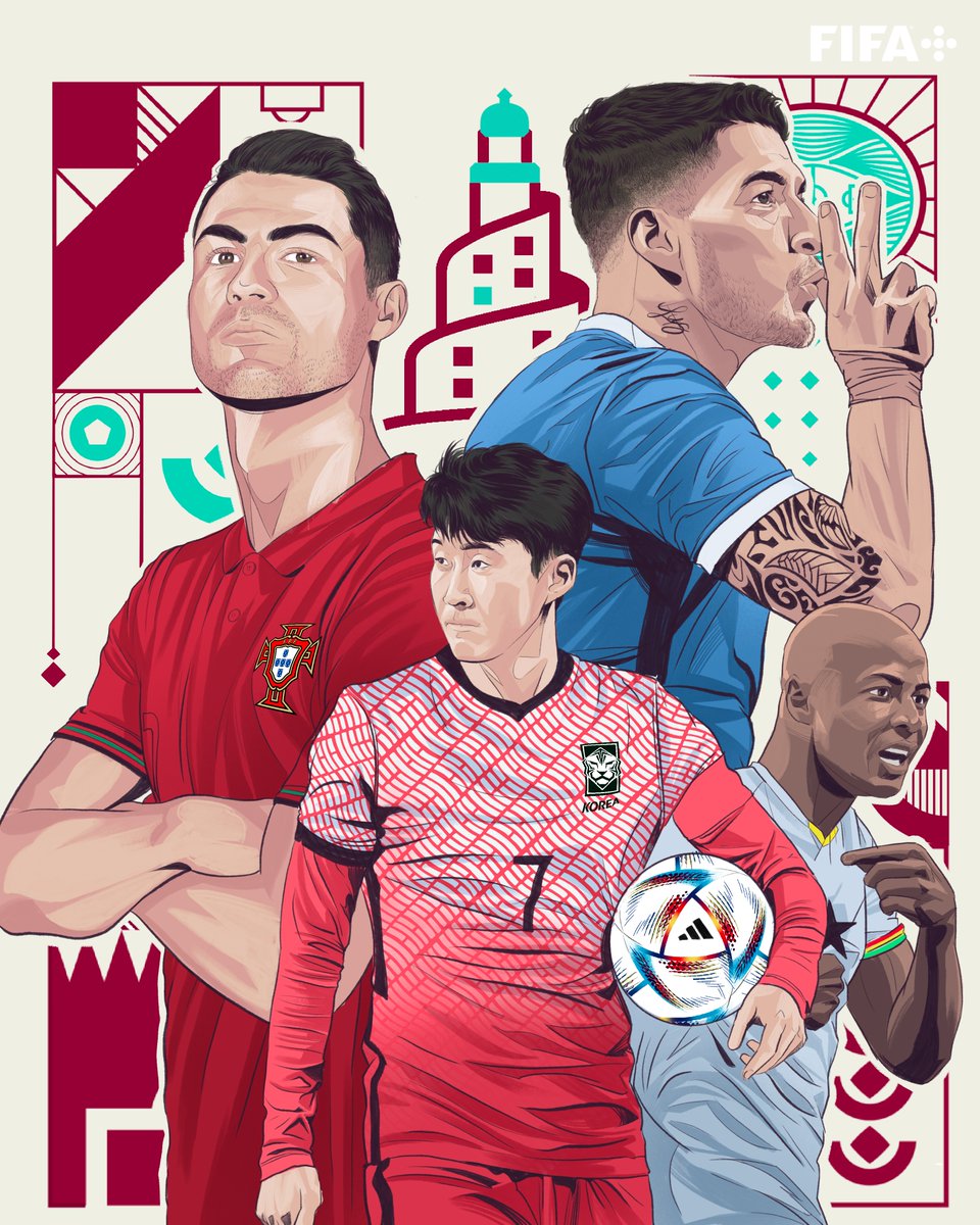 FIFAWorldCup's tweet photo. We've got some exciting clashes ahead in Group H 💥

Who'll progress into the knockouts? https://t.co/drFqPaMNbP