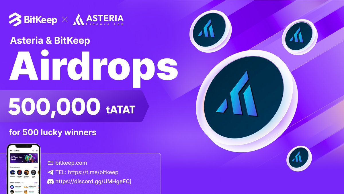 AirdropLord68's tweet photo. Join : https://t.co/g0104dyhwS

Rules
  Step 1
  Download BitKeep Wallet APP or use BitKeep Chrome extention；
  Step 2
  Create or import a wallet in BitKeep. Tutorial ；
  Step 3
  Users need to complete all the following tasks in Gleam and verify BitKeep wallet address. https://t.co/izzjeAJOIN