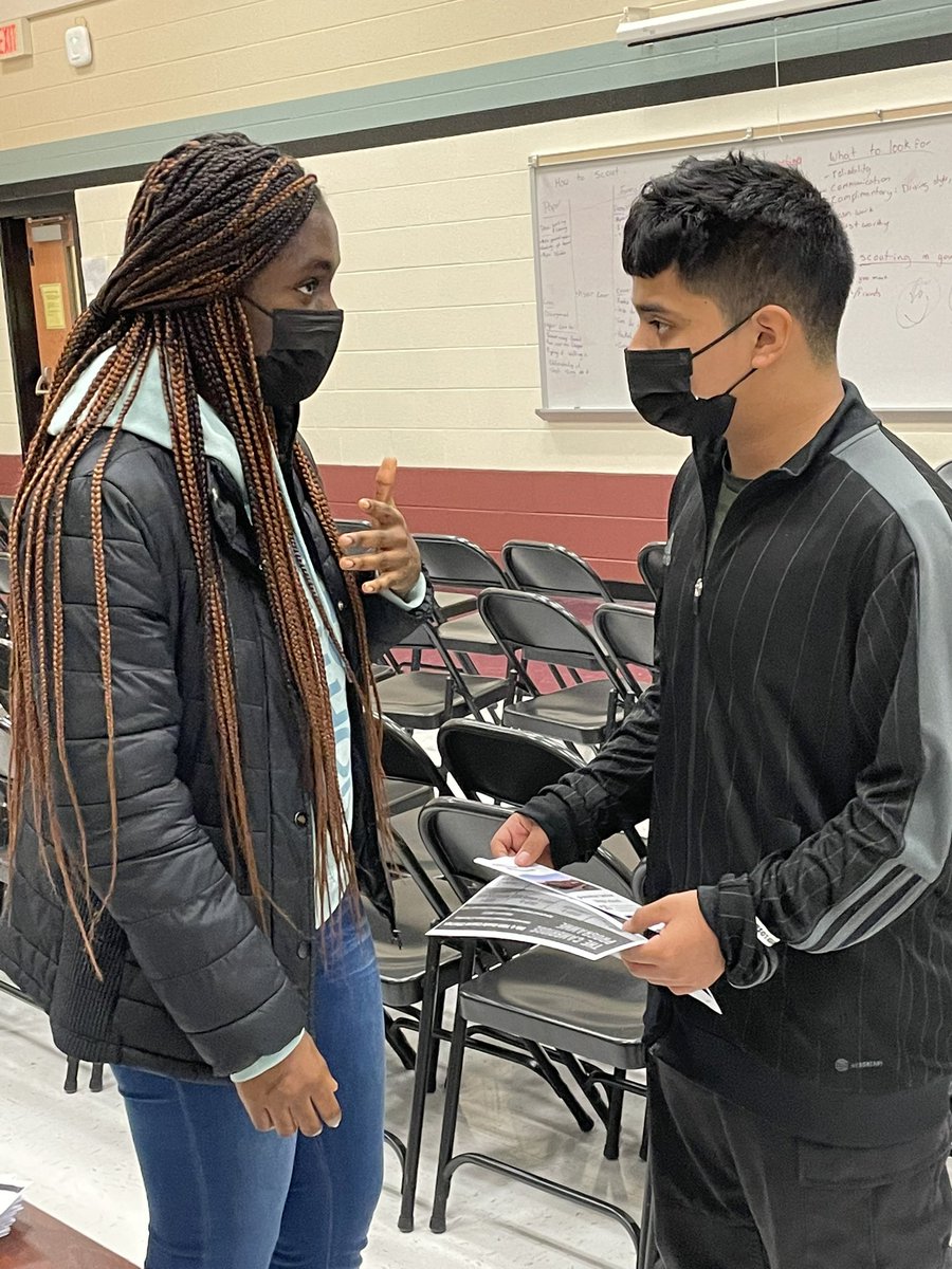 Yesterday’s middle school visit was to <a href="/PotomacMS/">Potomac MS</a> - loved meeting so many future @PotomacPanther students along with our NJROTC cadets.