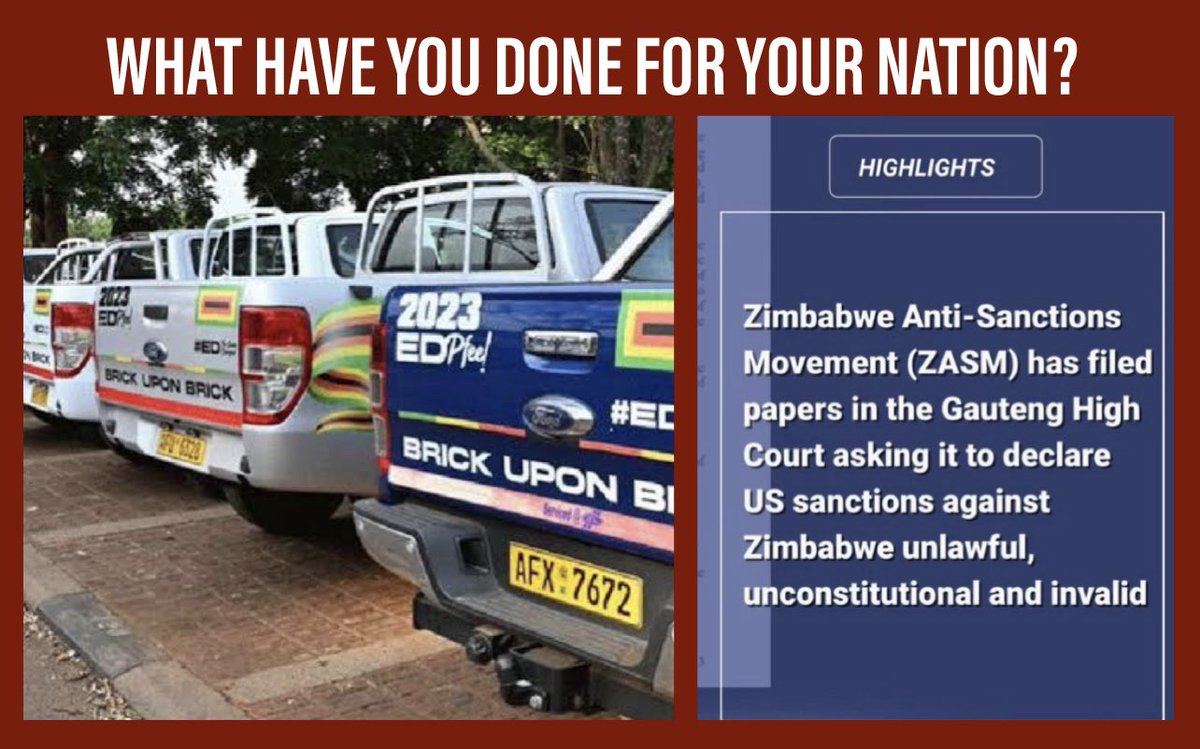 matinyarare's tweet photo. Hopewell or anyone who believes that ZANU PF as a private organization must buy ambulances with its private funds, I challenge you to use your personal funds or your company’s funds to buy one ambulance for Zim.

At ZASM we are in court fighting Zim sanctions from our own funds. https://t.co/dhW85Kh1Gu