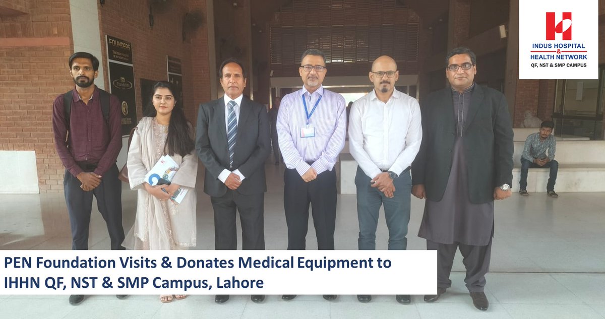IHHN_PK's tweet photo. Dr. Muhammad Najeeb, CEO of @penpk  visited the #IHHN QF, NST &amp; SMP Campus #Lahore. 
The PEN foundation also contributed toward #qualityhealthcare by donating medical equipment. 

 #PENFoundation #Donation https://t.co/TLOKTP05wE