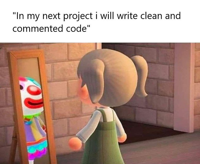 Ohh yeah.. for sure you will 🤡
#programming #documentation