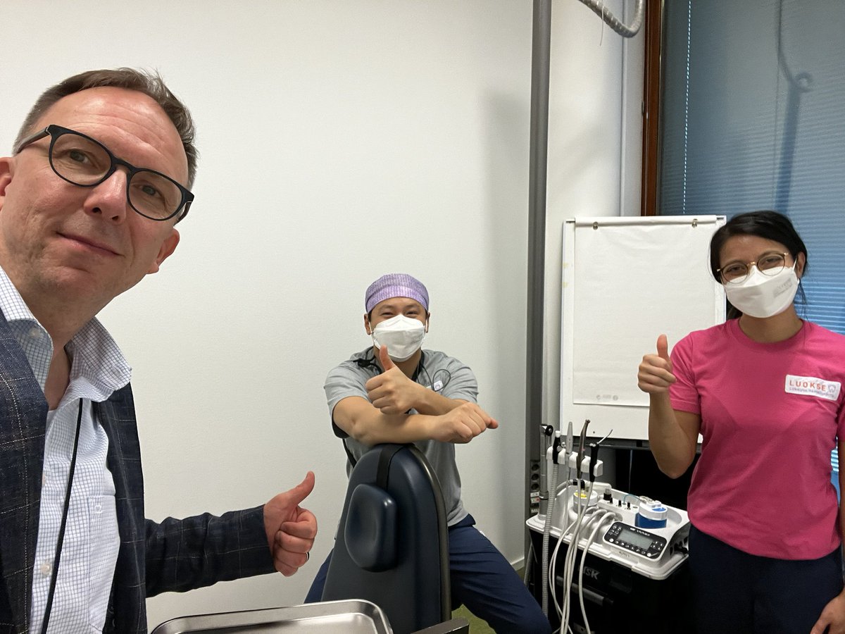 Hammashuolto työpaikalla👍 Kiitos <a href="/Lahi_Tapiola/">LähiTapiola</a> ja kiitos @Luoksehammashoito #elämänturva