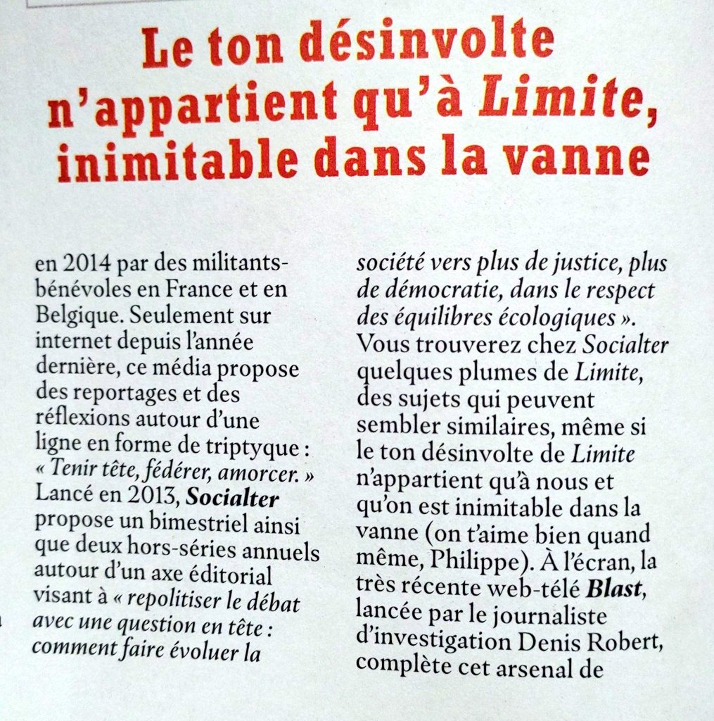 Merci <a href="/RevueLimite/">Revue Limite</a> 
Moi aussi je vous aime bien quand même 🥲