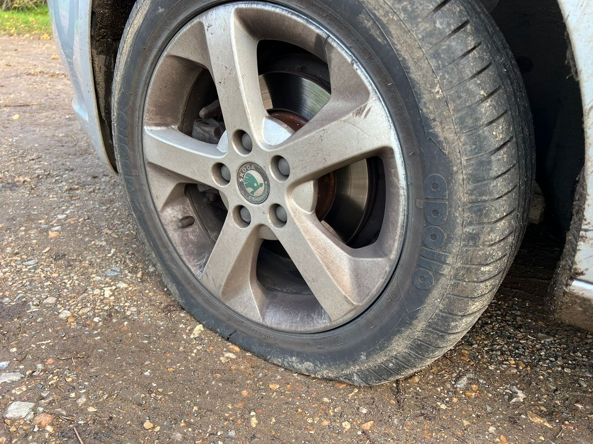 Our sabs at Bradenham have had some tyres slashed. #softunderbelly #terriermen #huntinglies #smokescreen #norfolk #wildlife #thugs #criminals #bamallhuntingwithdogs <a href="/RuralCrimeNfk/">Norfolk Rural Crime - Operation Randall</a>