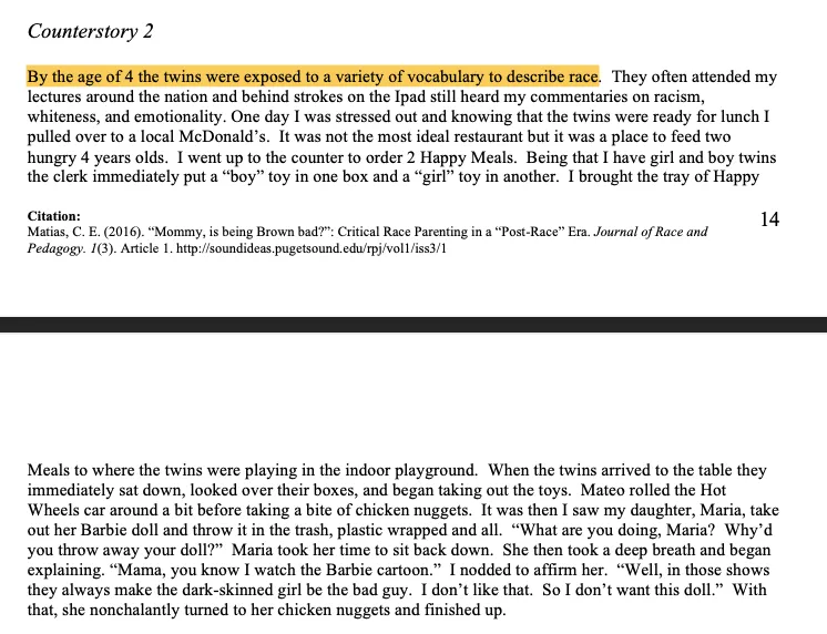 TheRabbitHole's tweet image. Studying #CriticalRaceParenting (CRP), derived from Critical Race Theory (CRT), makes a few things clear:
- CRP (by extension CRT) includes children in its target audience and is in schools.
- The scope of parenting is *not* limited to a child's parents.
tinyurl.com/bdzhc549