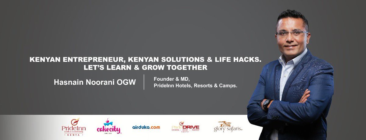 HasnainSNoorani's tweet photo. Kenyan Entrepreneur, Kenyan solutions & Life hacks. Let learn and grow together! #HasnainNoorani #OGW #Entrepreneur #Entrepreneurship #BusinessCoach #Businesstips #Prideinn #Kenya https://t.co/cManyfviSu