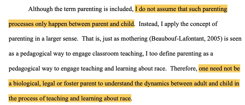 TheRabbitHole's tweet image. Studying #CriticalRaceParenting (CRP), derived from Critical Race Theory (CRT), makes a few things clear:
- CRP (by extension CRT) includes children in its target audience and is in schools.
- The scope of parenting is *not* limited to a child's parents.
tinyurl.com/bdzhc549