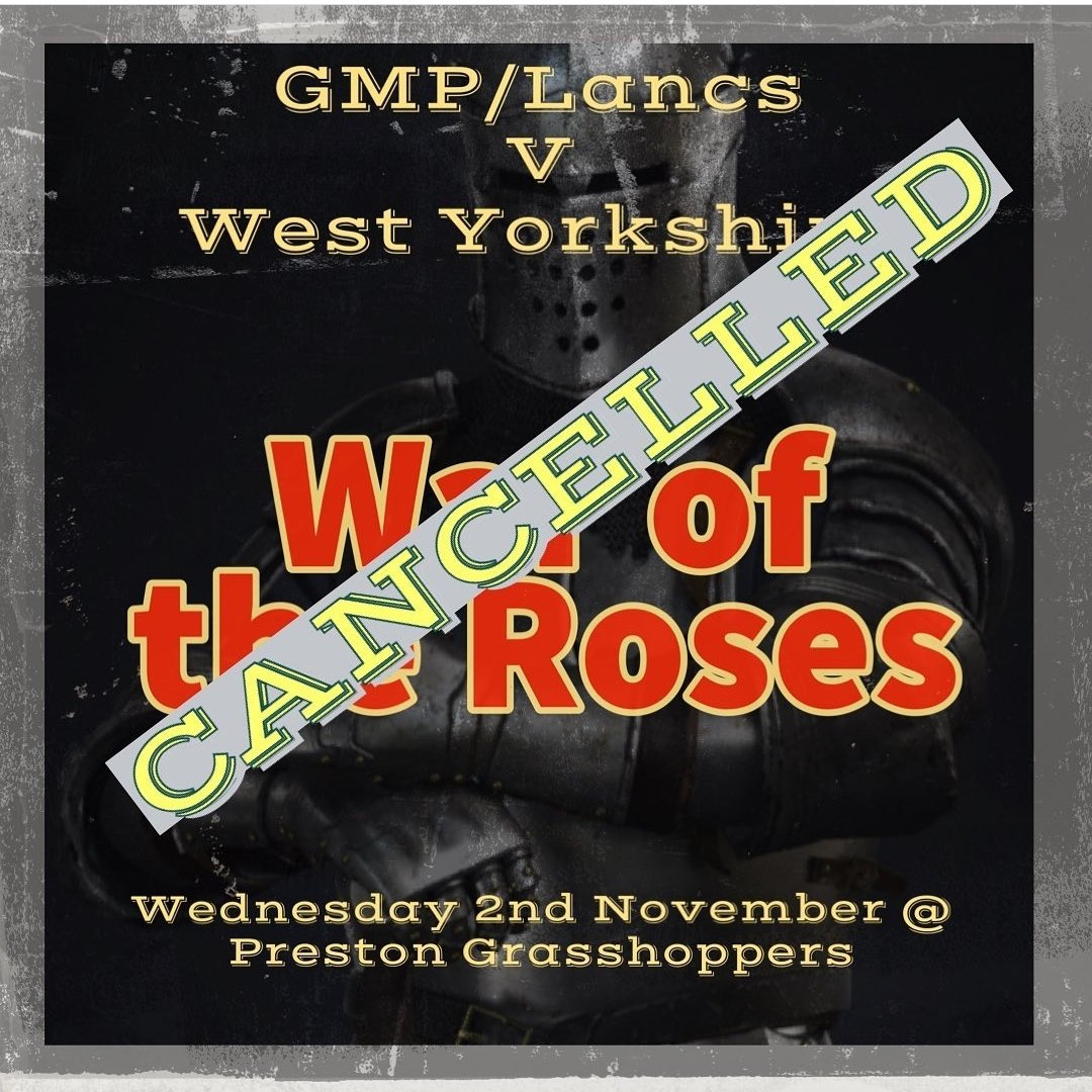 YCPRUFC's tweet image. Unfortunately, due to GMP/Lancs being unable to field a team, today's fixture is cancelled.

Thank you to everybody for your support, and to GMP/Lancs for trying their best up until the last minute.

On to the next one.....watch this space!