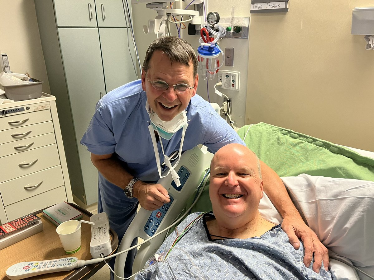 tinlin_tom's tweet photo. Heading home 24hrs after brain surgery? Yup if you have the @BIDMCNeurosurg doing the do!! Thanks to Dr. Ogilvy (founder of @BAFOUND) for his steady hand and amazing team. As always the @BIDMCNursing is the best!! @BIDMChealth https://t.co/PZUd6HiP2H