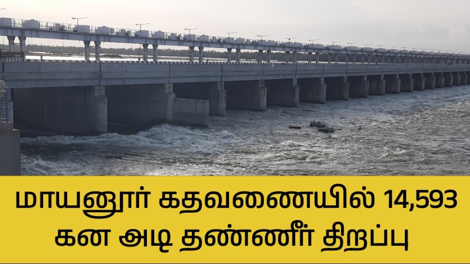 kavimuraskannan's tweet image. மாயனூரில் நேற்று 14,000 கன அடி தண்ணீர் வரத்து இன்று 18,000 அடி தண்ணீர் வருகிறது .
02.11.2022 /6.00 AM
Level -4.50m  (5.1m)
Storage:702.08Mcft
Cauvery River: 18608Cusecs 

Total              : 20128Cusecs