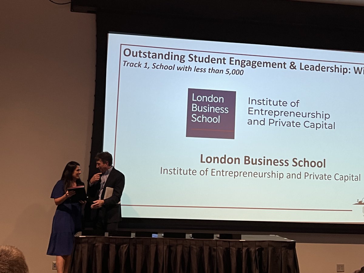 LBS's tweet image. Congratulations to @LBSEntrepreneur which has won a @GCECOfficial award at the 2022 GCEC Conference for its outstanding student engagement and leadership, including the #LBSLaunchpad pre-accelerator, #HackLBS, and #LBSBooster More: ow.ly/rFhJ50LrOjT