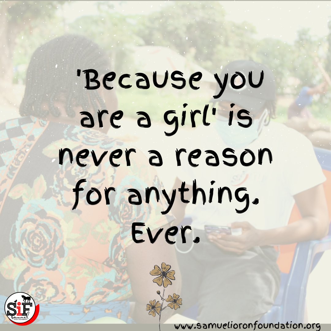 Girls can be whoever and whatever they want and aspire to be. Let them!

#letgirlsbegirls #girlsrightsarehumanrights 
#humanrights #sif #girlscandoanything #rights 
#changethenarrative