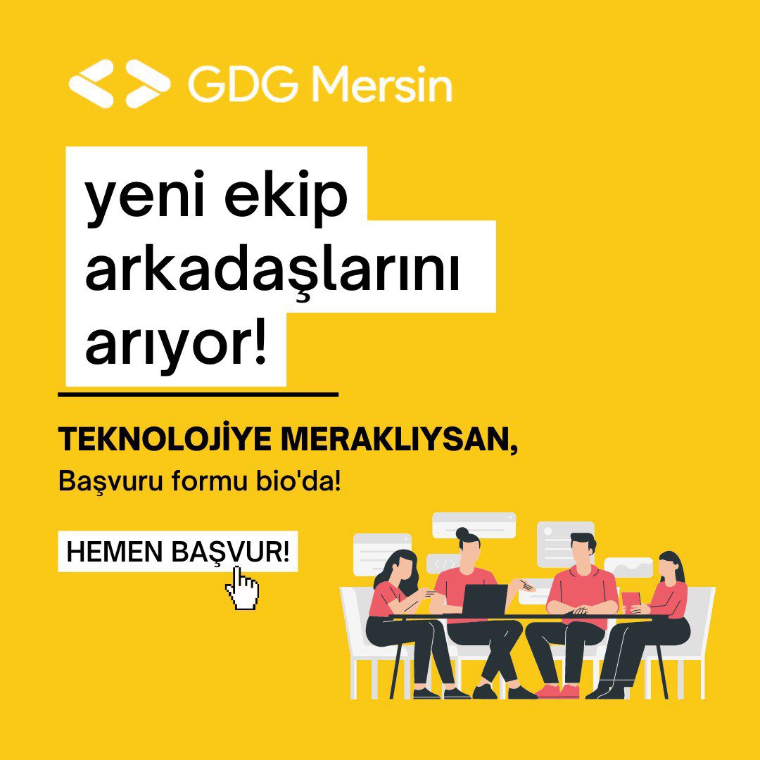 Eğer sen de; ben tam bir topluluk insanıyım, organizasyon yeteneklerime güveniyorum ve aradığınız ekip arkadaşıyım diyorsan başvurunu bekliyoruz! 🎉

Hadi hemen kariyerinde seni bir adım ileriye taşıyacak o adımı at!

👉 Detaylar başvuru formunda: forms.gle/EyzyUJibWD4CpW…