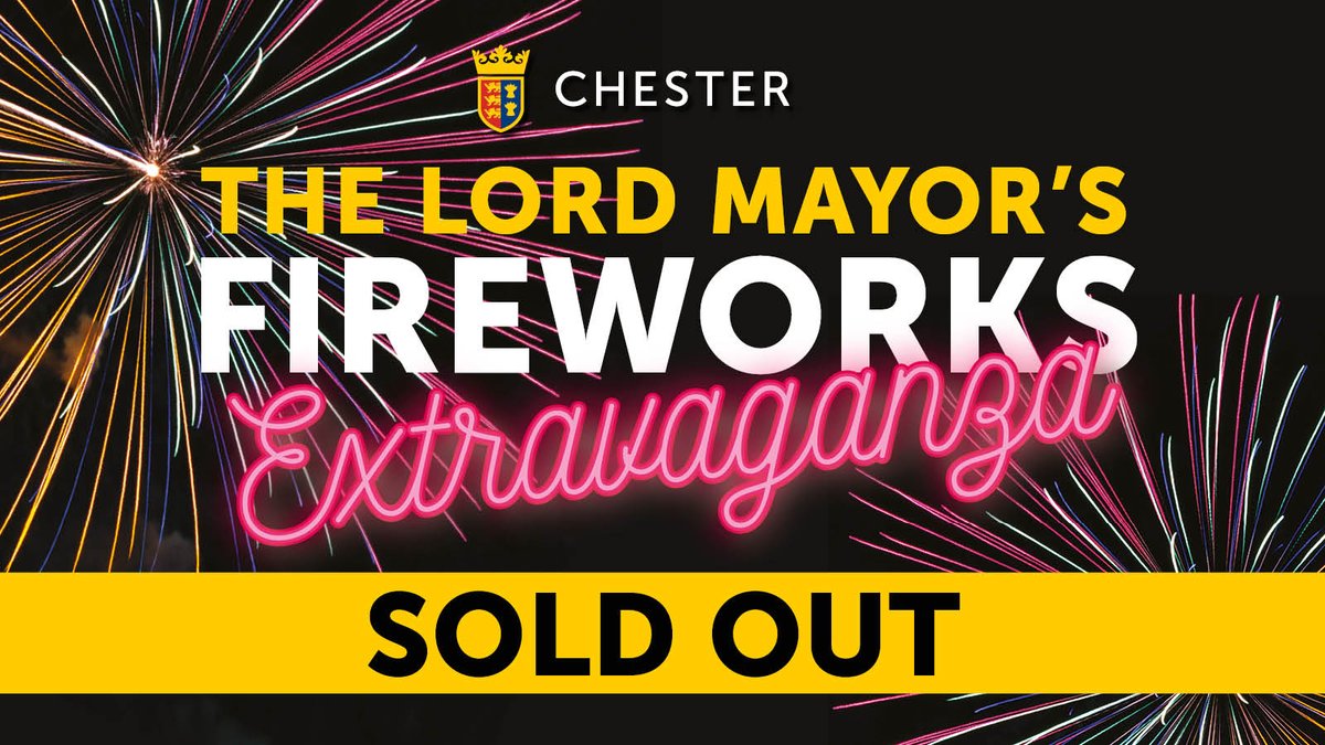 The Lord Mayor's Fireworks Extravaganza is now SOLD OUT!

Please note, this is a pre-paid ticket event and we are not selling tickets at the gate.

Thank you to everyone who has bought a ticket. We look forward to welcoming you on Saturday. ✨