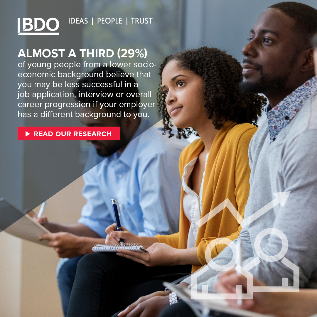 BDO LLP (@bdoaccountant) on Twitter photo Read more of our research and thoughts from BDO partner, Sarah Hillary and <a href="/Lem_Exeter/">Lee Elliot Major</a> on why we need to increase socio-economic #diversity across all levels within the workplace.
linkedin.com/posts/shillary… Read more of our research and thoughts from BDO partner, Sarah Hillary and <a href="/Lem_Exeter/">Lee Elliot Major</a> on why we need to increase socio-economic #diversity across all levels within the workplace.
linkedin.com/posts/shillary…
