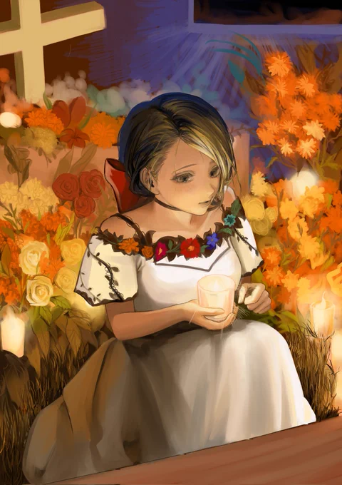 死者の日(メイク差分) 