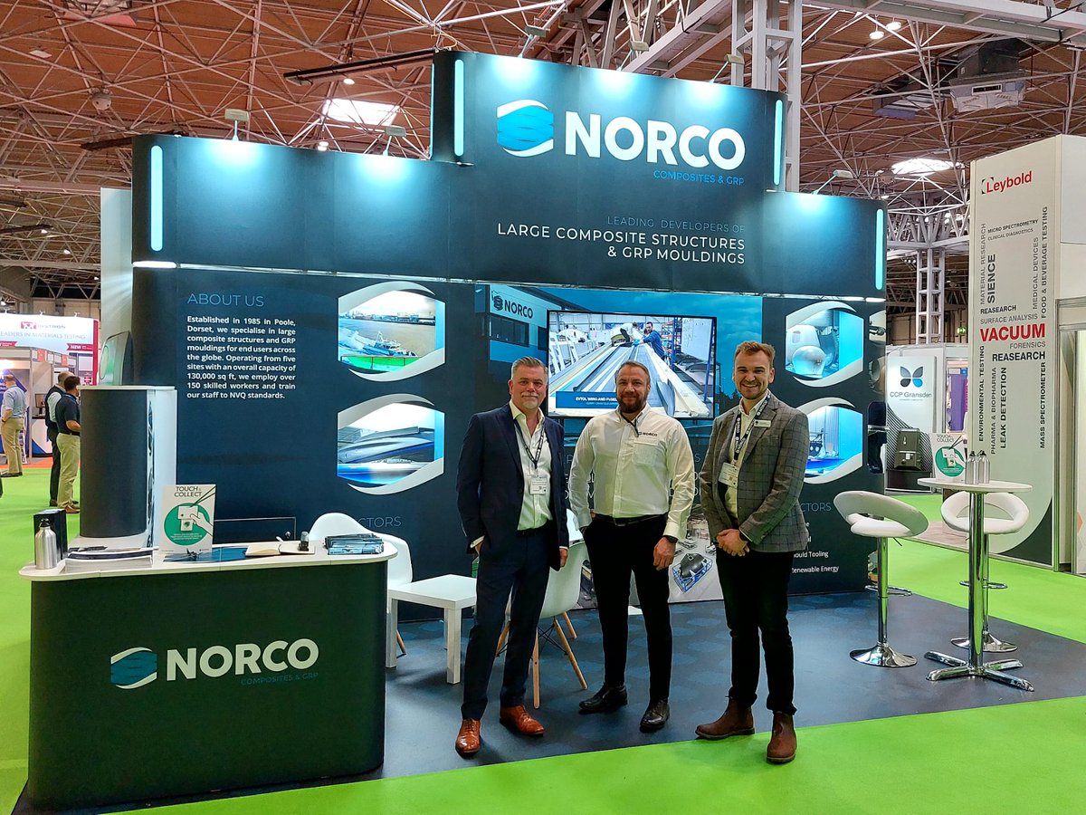 All set up at Stand Q124 in Hall 3A 👏

<a href="/advancedenguk/">Advanced Engineering</a> 2022 starts today <a href="/thenec/">The NEC</a>!

Come see the team to discuss your next composites project 👍

#aeuk22 #advancedengineering #TheNEC