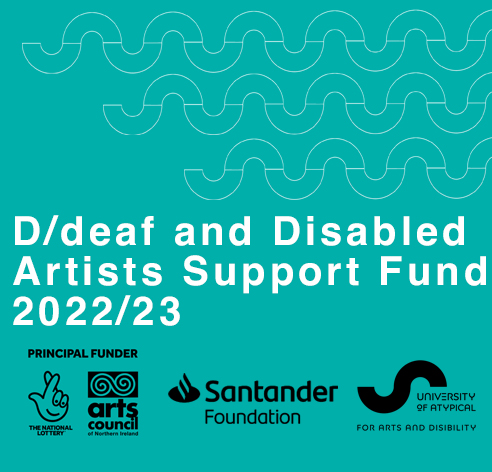 University of Atypical is pleased to announce that The D/deaf and Disabled Artists Support Fund 2022/23 program is now open for applications. The program is funded by the Arts Council of Northern Ireland and the Santander foundation. universityofatypical.org/gallery/ddasf2…